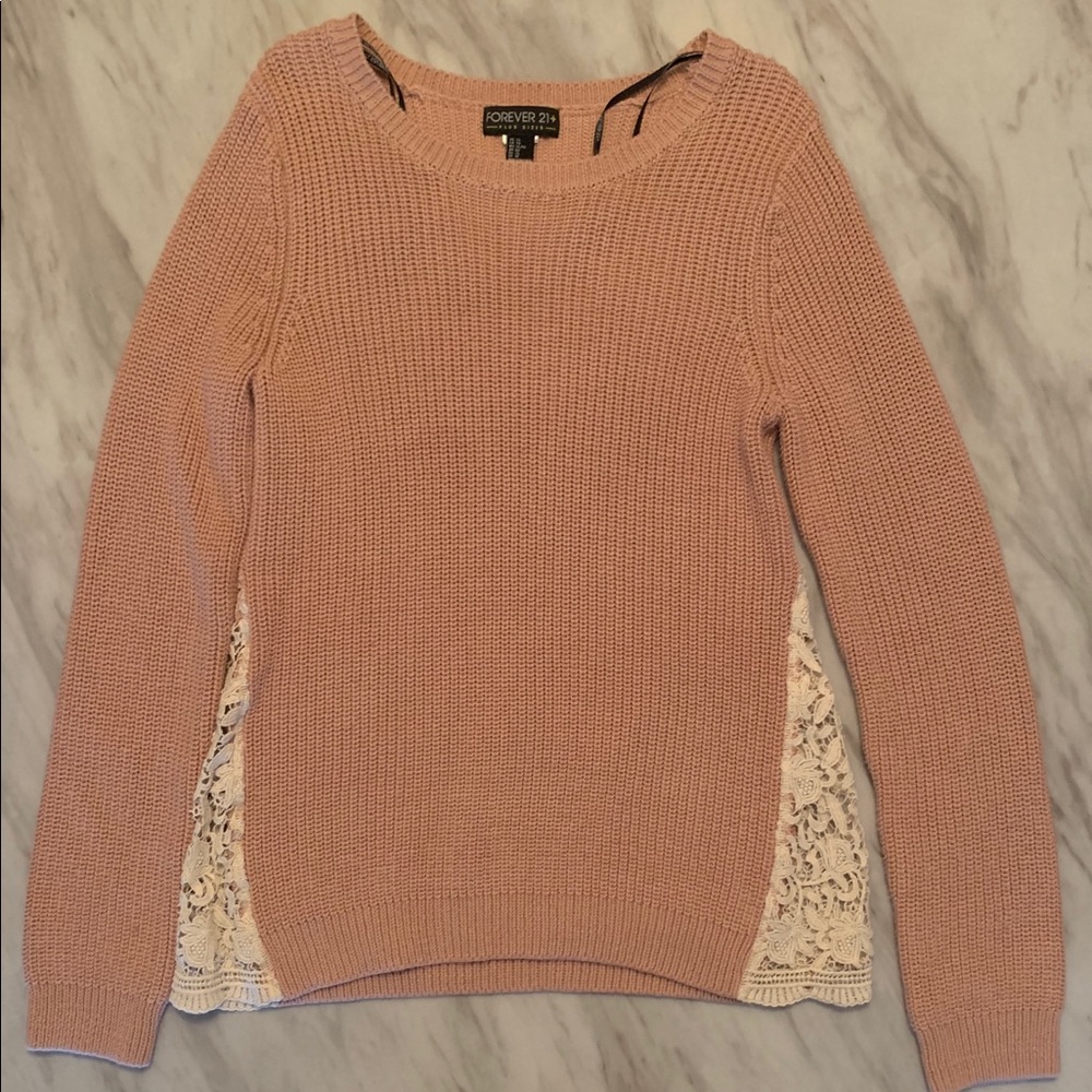 Forever 21+ Knit Sweater (X-Large)